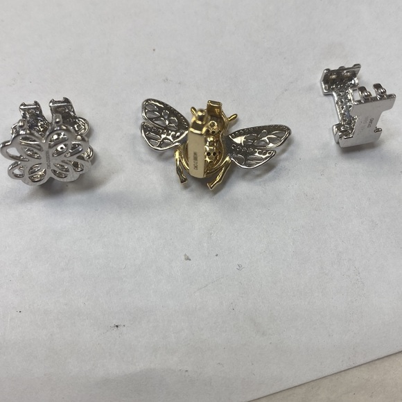 Bangle Bracelet Diamonds 14K Gold - Picture 7 of 14